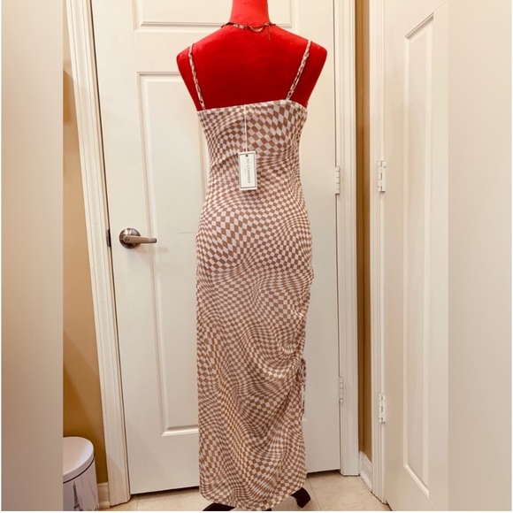 NWT SPAGHETTI STRAP RUCHED MAXI DRESS - Picture 12 of 12